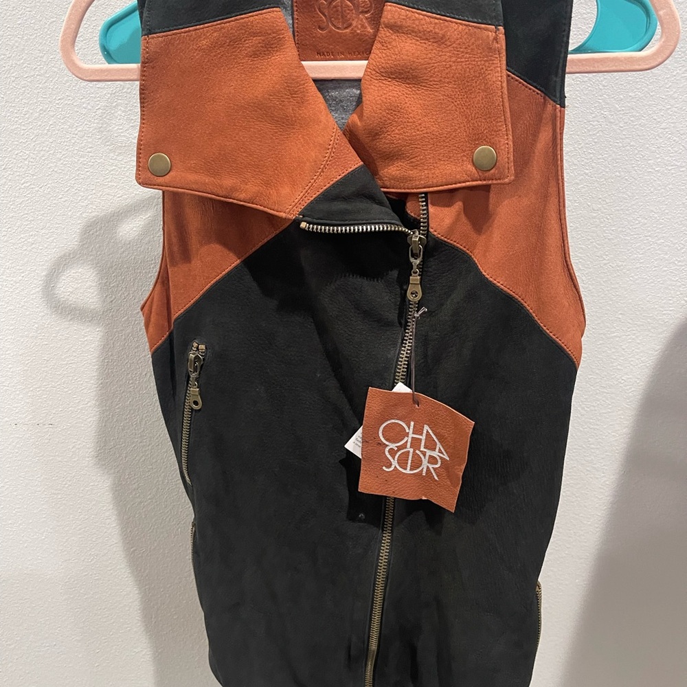 Chaser Black and Orange Vest